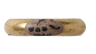 'I did a bit of a dance': Detectorist finds gold 'mourning ring' engraved with skull and date in UK field