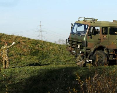 Only two European states have net zero military emissions target, data shows