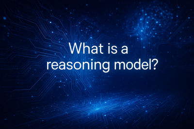 What is a reasoning model?