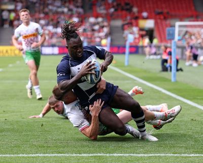 Ibitoye double fires Bristol past Harlequins to clinch playoff tie at Bath