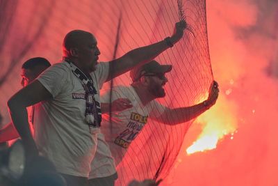 PSG fans display banner calling for end to 'genocide' in Gaza during Champions League final