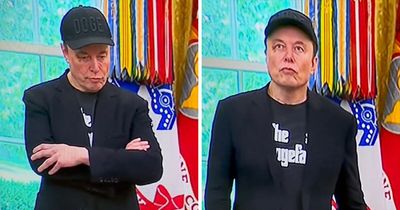 “Going Down Fast”: Elon Musk’s Black Eye And Twitchy Head At White House Stir Speculation