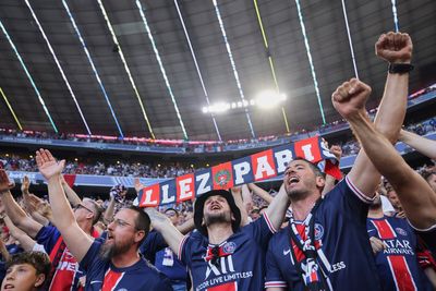 AP PHOTOS: Fans watch as Paris Saint-Germain wins the Champions League for the first time