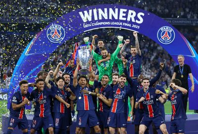 PSG beat Inter Milan 5-0 with Doue double to win Champions League