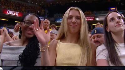 Caitlin Clark Tried to Avoid the TNT Camera at Pacers-Knicks Game 6