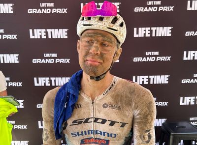 Unbound Gravel 200: Cameron Jones moves away from Simon Pellaud on Highland Hill for solo victory