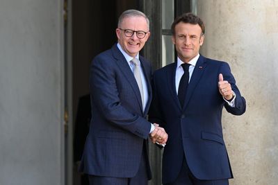 Australia under pressure to join international push for Palestinian statehood led by Emmanuel Macron