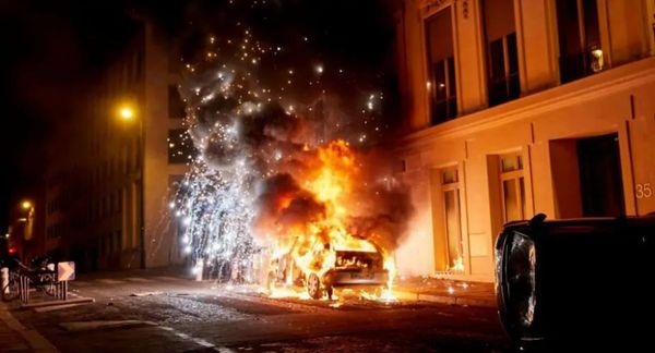 Riot police use tear gas and make 131 arrests as PSG fans rampage through Paris after Champions League win