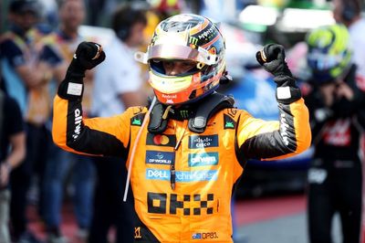 F1 Spanish GP: Oscar Piastri wins as Max Verstappen penalised for George Russell clash