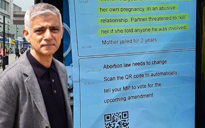 Sadiq Khan calls on TfL to lift ban on abortion ad campaign