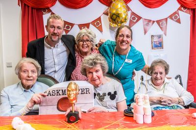 Taskmaster creator Alex Horne hosts competition at care home