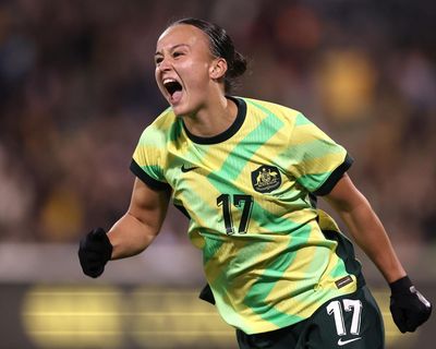 Amy Sayer scores twice as Matildas celebrate Tom Sermanni’s farewell in style