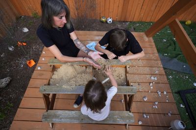 AP PHOTOS: A mother's journey with autism: Eileen Lamb's life with her 3 children