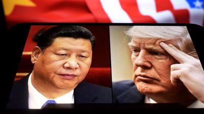 Dow Jones Falls On U.S.-China Tensions, Economic Data; Nucor Jumps As Tesla, Palantir Slide
