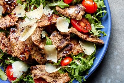 This steak salad is a trattoria staple and the perfect summer lunch