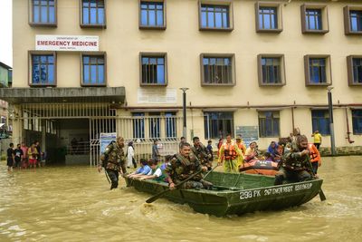 3 Indian Army troopers die in a landslide following torrential rains in the northeast