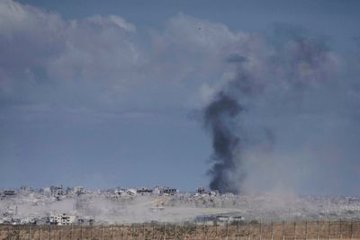 An Israeli strike on Gaza kills 14 Palestinians, mostly women and children, hospitals say