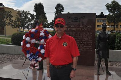 US marine veteran takes a stand against Trump: ‘He’s tearing the country apart’