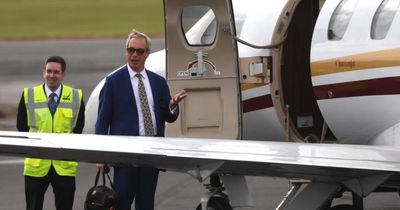 Nigel Farage splashes 'unimaginable cash' on private jet jaunt to Scotland