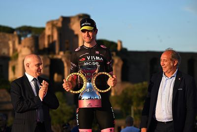 Wout van Aert claims 'greatest exploit' as Giro d'Italia's minor prizes are awarded in Rome