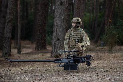 Healey announces £5 billion for military drones and lasers