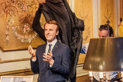 Emmanuel Macron waxwork ‘borrowed’ from museum by French activists