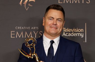 Nick Offerman reveals Parks and Recreation cast were 'texting all day' after Jonathan Joss' death