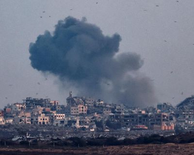 At least 27 Palestinians killed by Israeli fire at food point, Gaza officials say