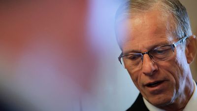 ‘The best healthcare is a job’: Senator John Thune sparks outrage as he shrugs off Medicaid cut concerns to push Trump’s megabill