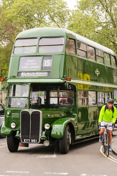 Where to get a free ride on a vintage double-decker bus in London this weekend
