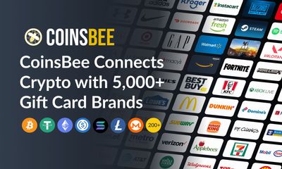 CoinsBee Surpasses 5,000 Gift Card Brands, Becoming the Largest Crypto Gift Card Platform Worldwide