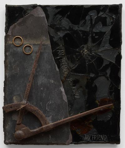 ‘Sometimes he cast spells over them’: the raging beauty of Derek Jarman’s black paintings