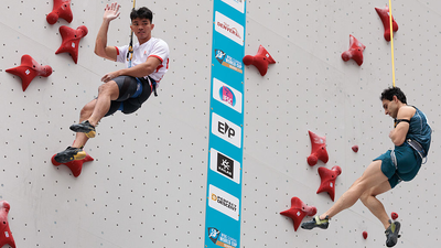 Rain stops play - stormy weather forces an early end to the latest Climbing World Cup round, with some unexpected medals as a result