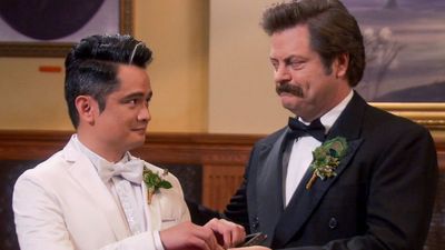 ‘Ron was best man at a gay wedding’: Nick Offerman shuts down an anti-LGBTQ+ post using a Ron Swanson gif