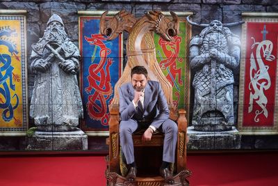 Gerard Butler jokes he had to get out of his pyjamas for live-action dragon film