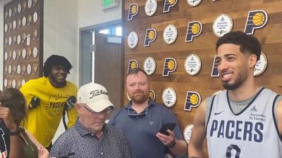 Jarace Walker Had Hilarious Reason for Interrupting Tyrese Haliburton's Presser