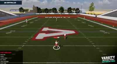 Varsity High School Football Devs Working on Custom Team Sharing, Lead Passing and More