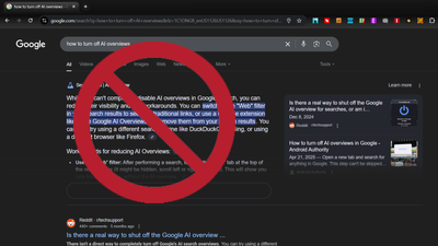 Google is killing the web with AI Overviews – I made an extension to block them