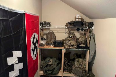 FBI discovers cache of guns, armor and Nazi paraphernalia while raiding home in Washington state
