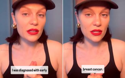 Jessie J reveals shock breast cancer diagnosis as stars including Rita Ora and Gaby Roslin rally round singer