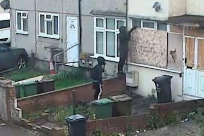 Teenagers flee after throwing fireworks into pensioner’s house starting deadly blaze