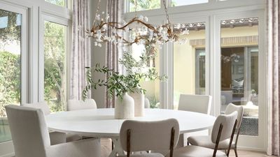 Here's How to Make a Small Dining Room Look Bigger — 15 Ideas Including Palette, Pattern, and Proportion