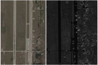 Operation Spiderweb: Satellite images show Russian bombers destroyed in massive Ukrainian drone attack