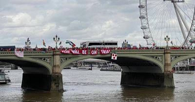 'You will be on trial': Pro-Palestine protesters target Westminster