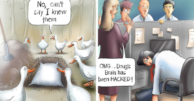 27 Surreal, Simple, And Strangely Relatable Cartoons By George Webster