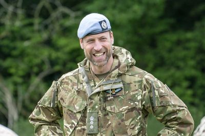 Prince of Wales jokes about family tensions on visit to Army Air Corps