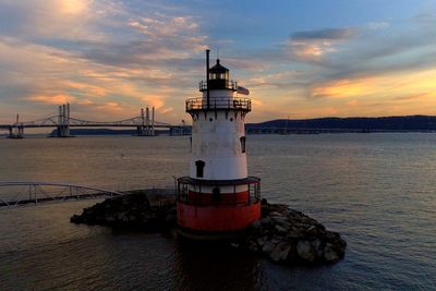 Historic New York lighthouse was vandalized and set on fire