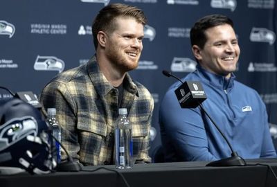 Seahawks head coach Mike Macdonald made it clear Sam Darnold is their starting QB
