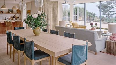 The interiors of this seaside home were inspired by the extreme landscape that surrounds it – it's a lesson in how to do coastal but not cliché