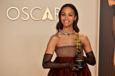 Zoe Saldaña reveals she ‘collapsed’ at Oscars moments after winning first award